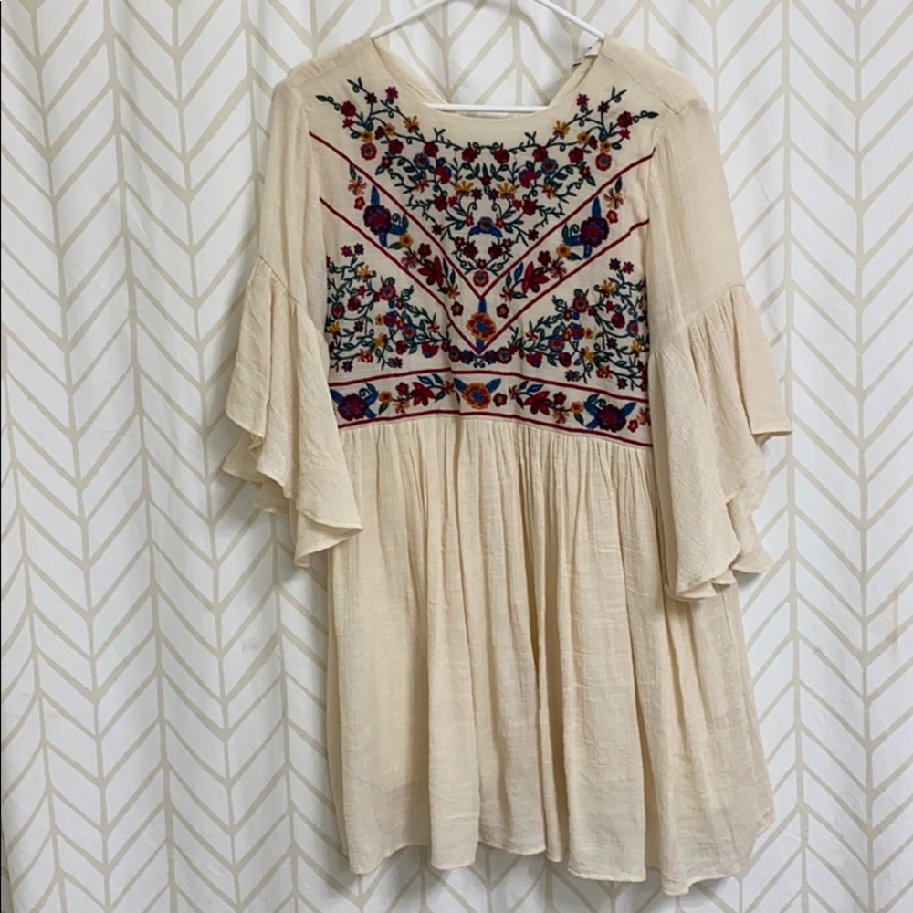 floral bohemian dress